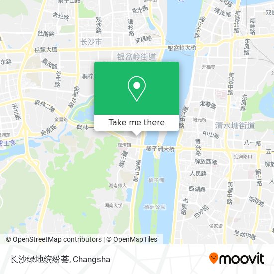 长沙绿地缤纷荟 map