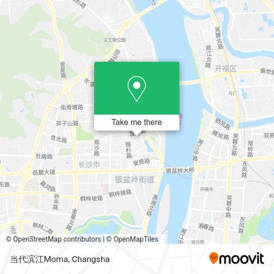 当代滨江Moma map