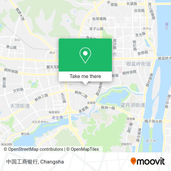 中国工商银行 map
