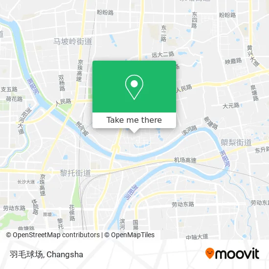 羽毛球场 map