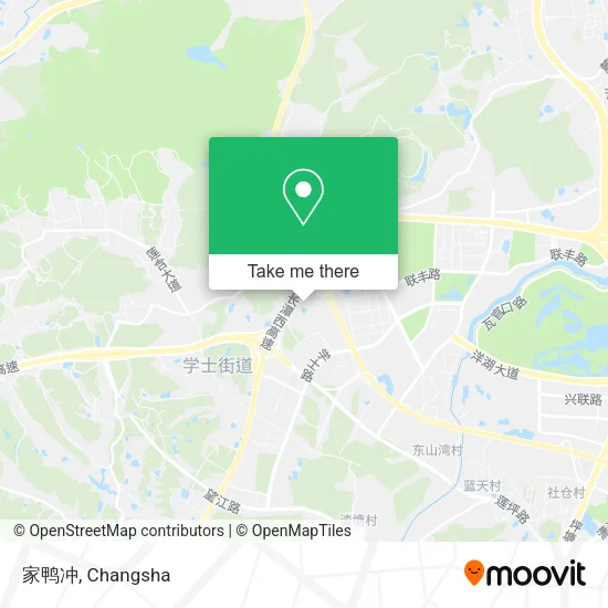 家鸭冲 map