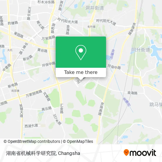 湖南省机械科学研究院 map