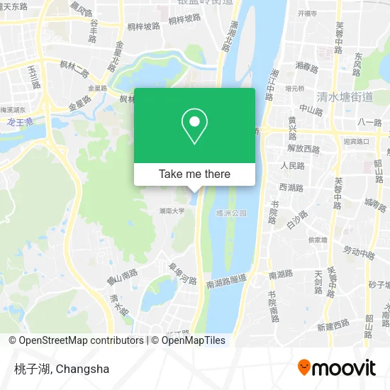 桃子湖 map