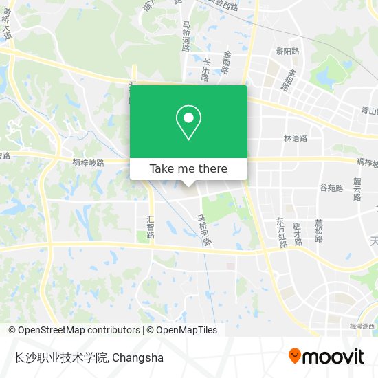 长沙职业技术学院 map