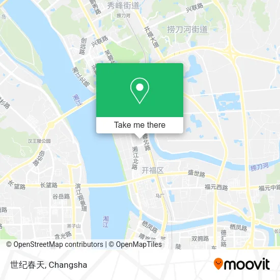世纪春天 map