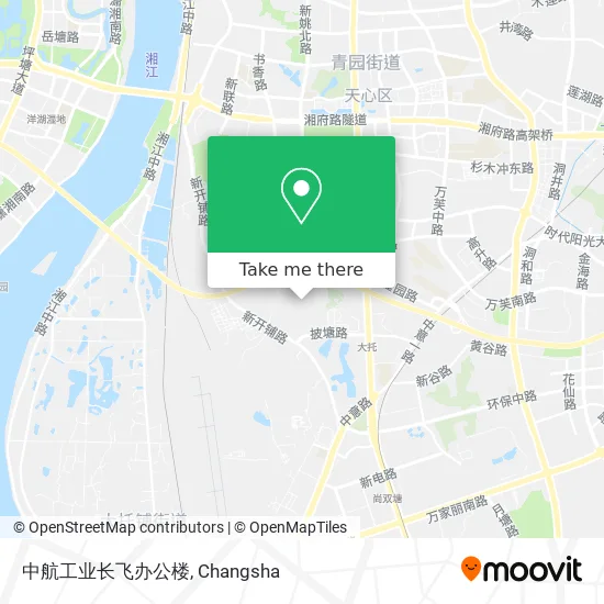 中航工业长飞办公楼 map