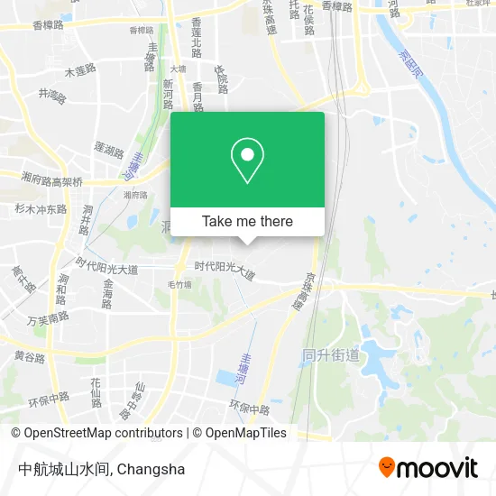 中航城山水间 map
