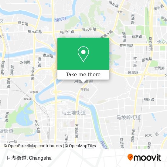 月湖街道 map