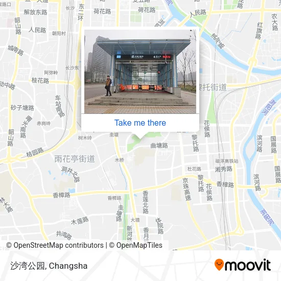 沙湾公园 map