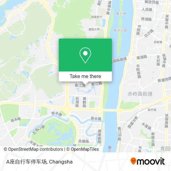 A座自行车停车场 map
