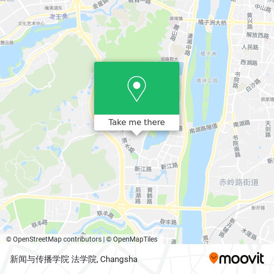 新闻与传播学院 法学院 map