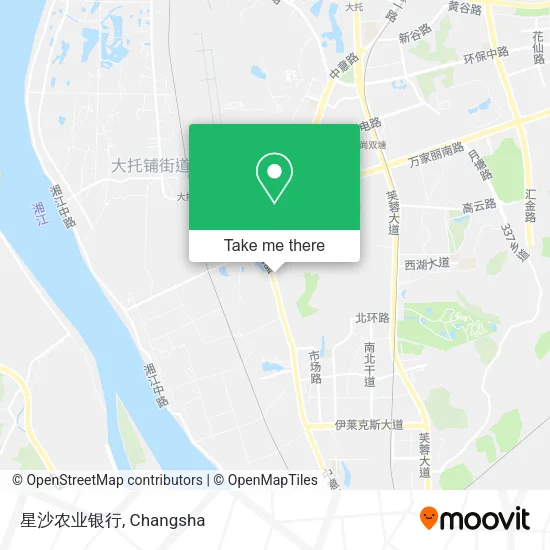 星沙农业银行 map
