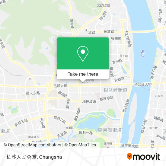长沙人民会堂 map