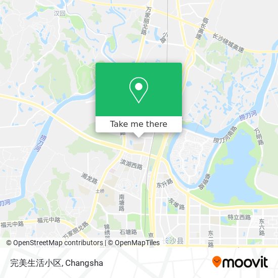 完美生活小区 map