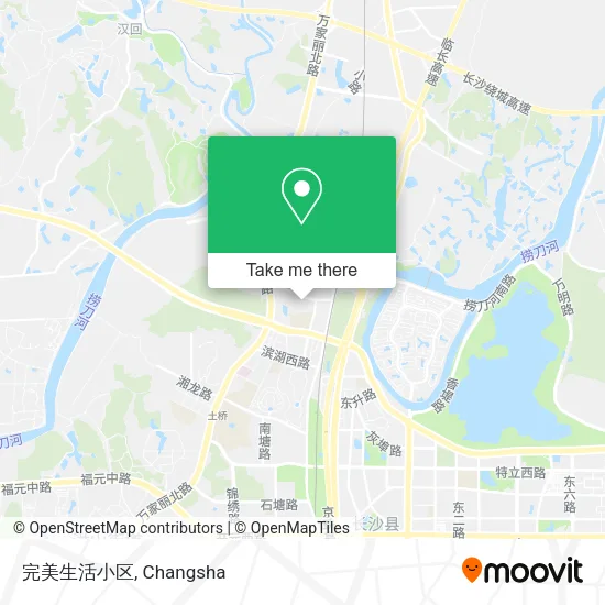 完美生活小区 map