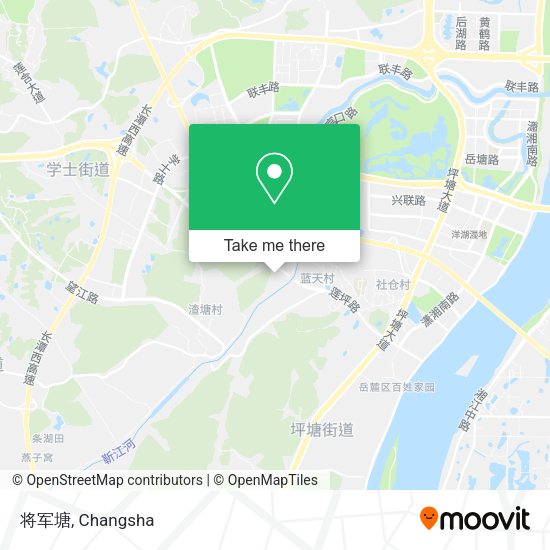 将军塘 map