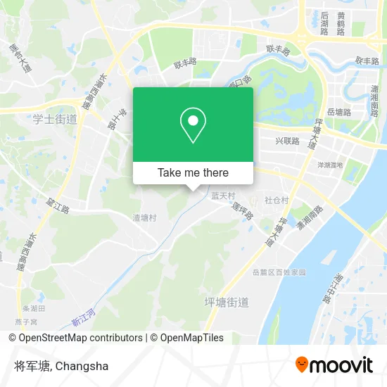 将军塘 map