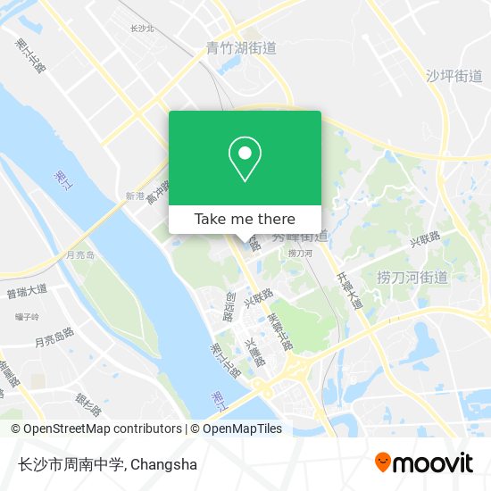 长沙市周南中学 map