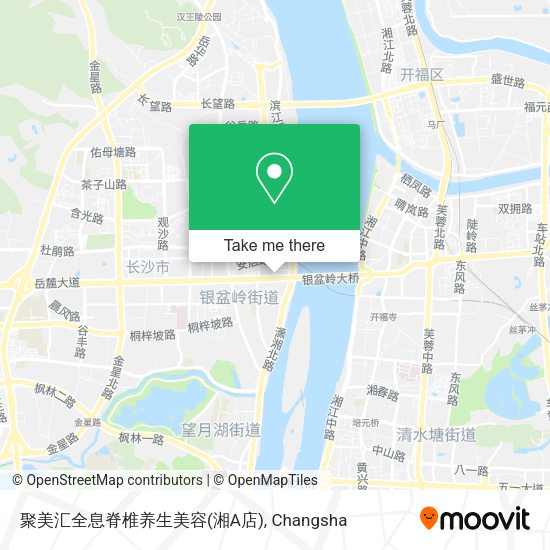 聚美汇全息脊椎养生美容(湘A店) map