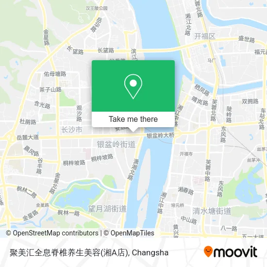 聚美汇全息脊椎养生美容(湘A店) map