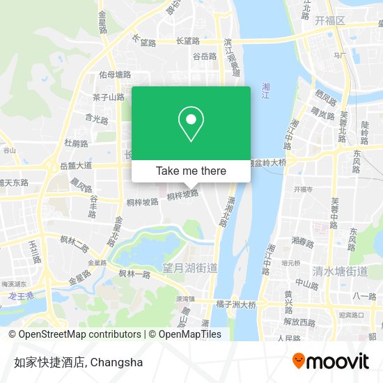 如家快捷酒店 map
