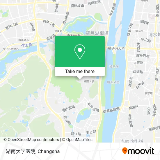 湖南大学医院 map