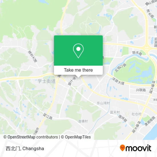 西北门 map
