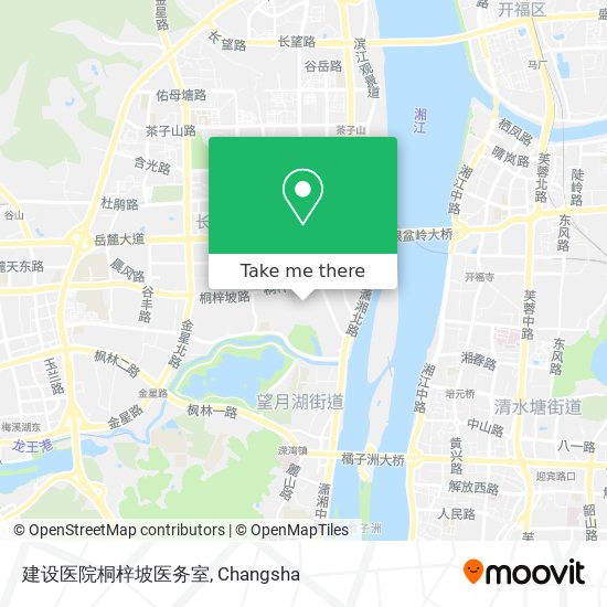 建设医院桐梓坡医务室 map