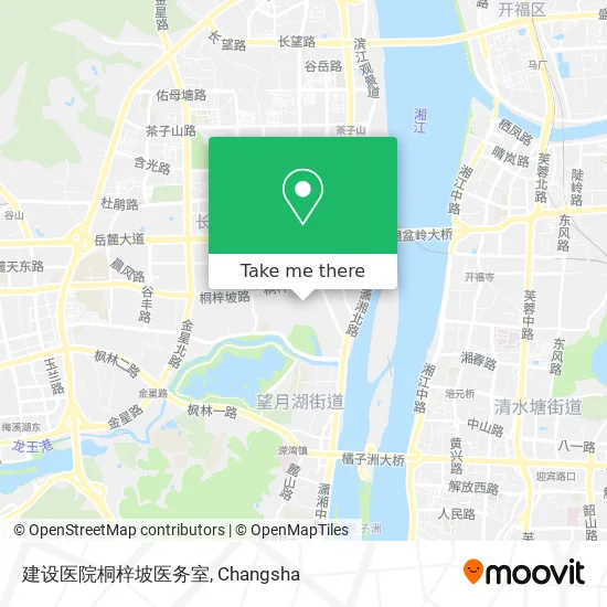 建设医院桐梓坡医务室 map