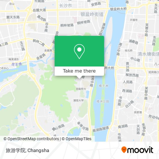 旅游学院 map