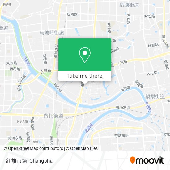 红旗市场 map