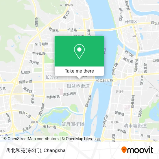 岳北和苑(东2门) map