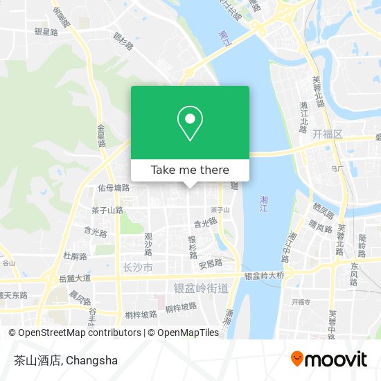 茶山酒店 map