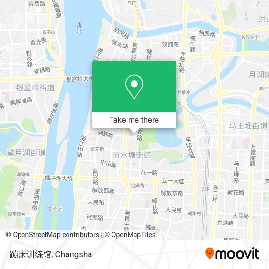 蹦床训练馆 map