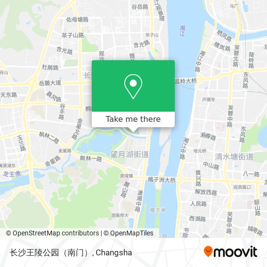 长沙王陵公园（南门） map