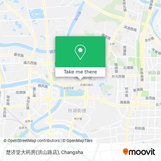 楚济堂大药房(洪山路店) map
