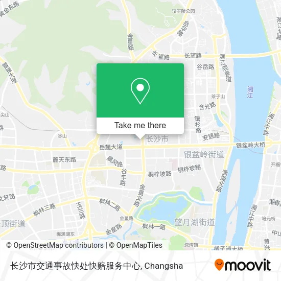 长沙市交通事故快处快赔服务中心 map