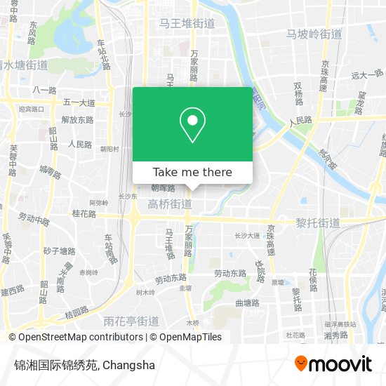 锦湘国际锦绣苑 map