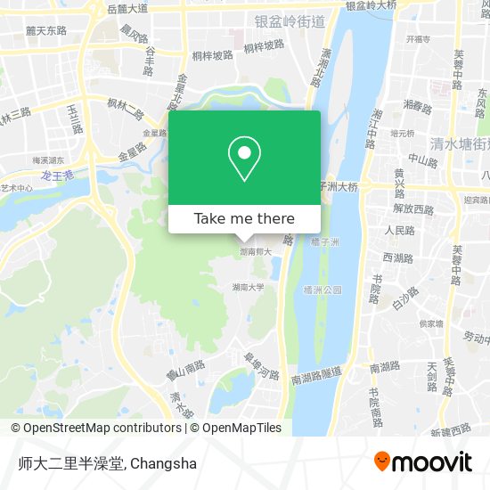 师大二里半澡堂 map