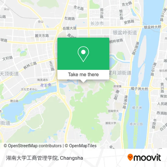 湖南大学工商管理学院 map
