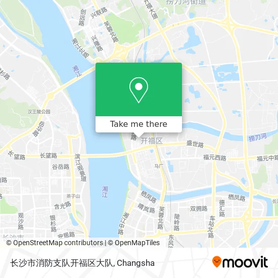 长沙市消防支队开福区大队 map