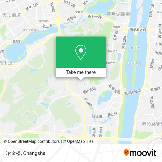 冶金楼 map