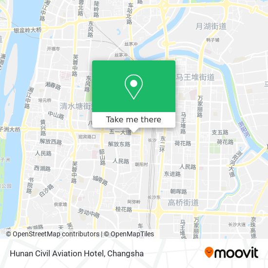 Hunan Civil Aviation Hotel map