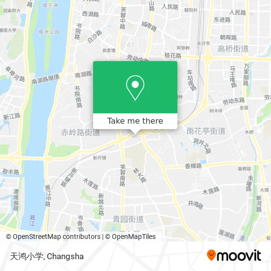 天鸿小学 map