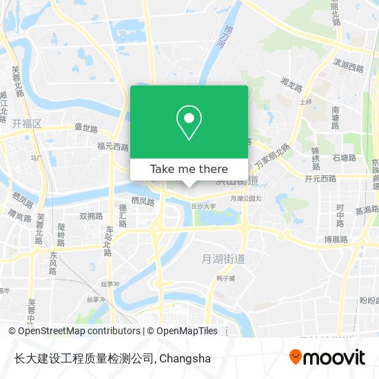 长大建设工程质量检测公司 map