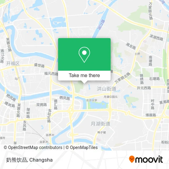 奶熊饮品 map