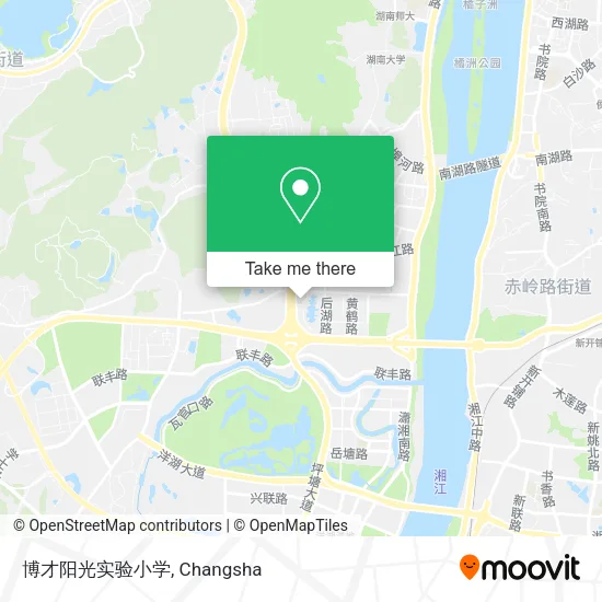 博才阳光实验小学 map