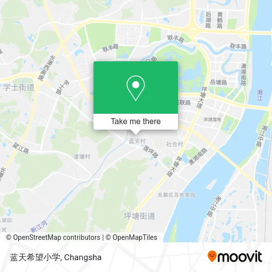 蓝天希望小学 map