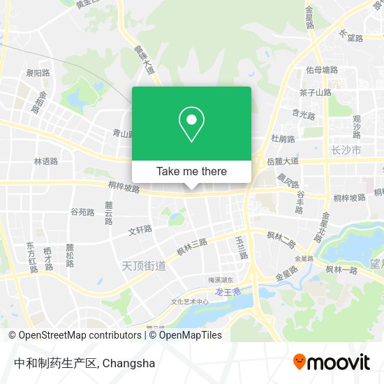 中和制药生产区 map