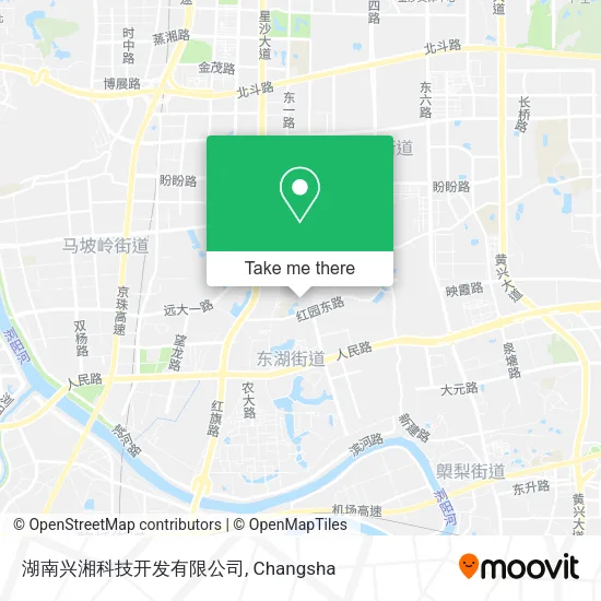 湖南兴湘科技开发有限公司 map